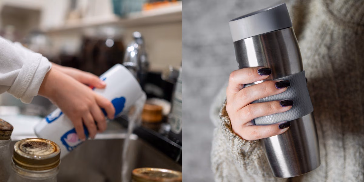 Don't Just Rinse Your Thermos: Daily Care Means Removing the Lid and Silicone Ring, Then Drying Fully