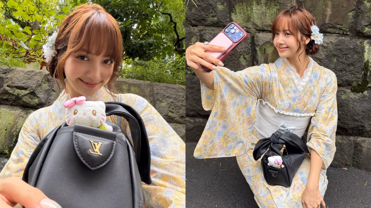 ลิซ่าใส่กิโมโนคู่กับกระเป๋าปมเชือก LV ที่เกียวโต เปิดตัว 4 สี คอลเลกชันฤดูใบไม้ร่วง-หนาว 2026 ล่วงหน้า