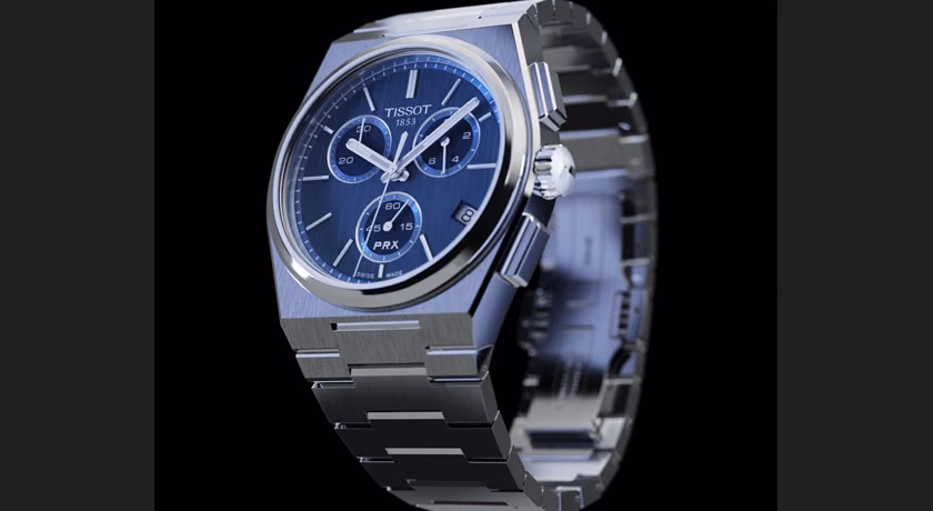 TISSOT PRX Series Introduces New Quartz Chronograph in Three Dial Colors