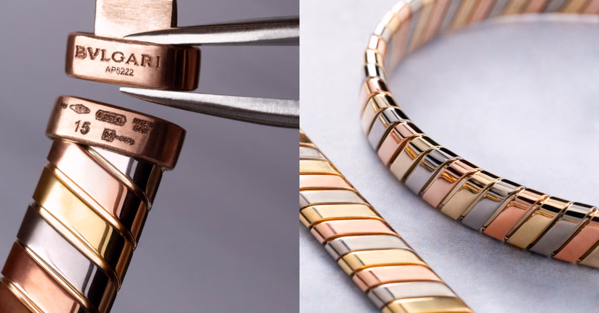 Bulgari Tubogas: ทองอสมมาตร เพชร และงานโลหะที่ยืดหยุ่น