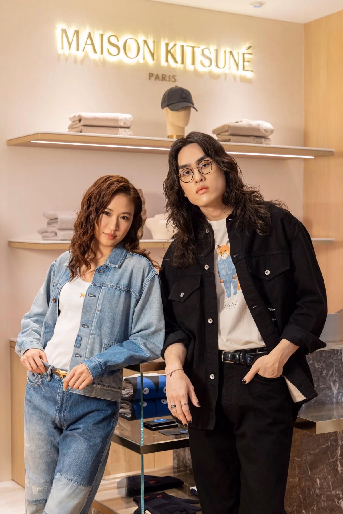Maison Kitsuné Taiwan 가을 겨울 프로젝트 캐릭터 스타일