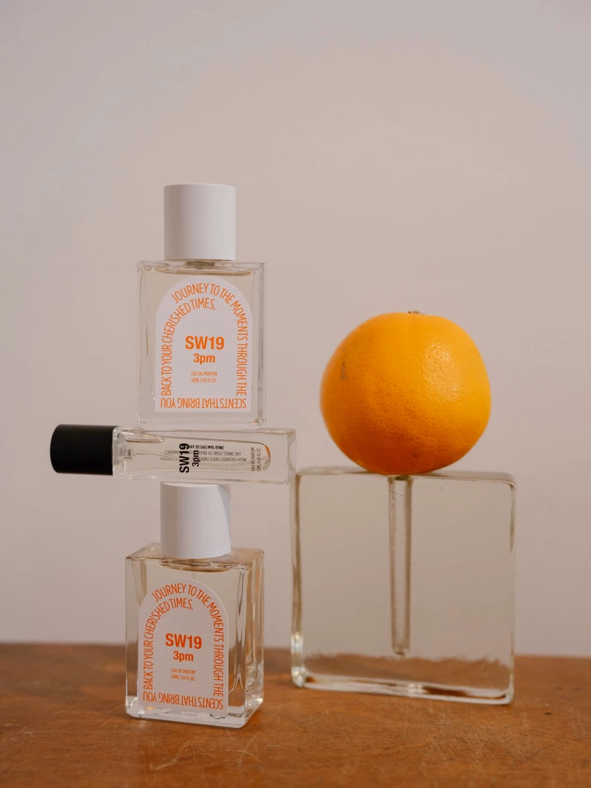 SW19 3pm fragrance with a citrus still life