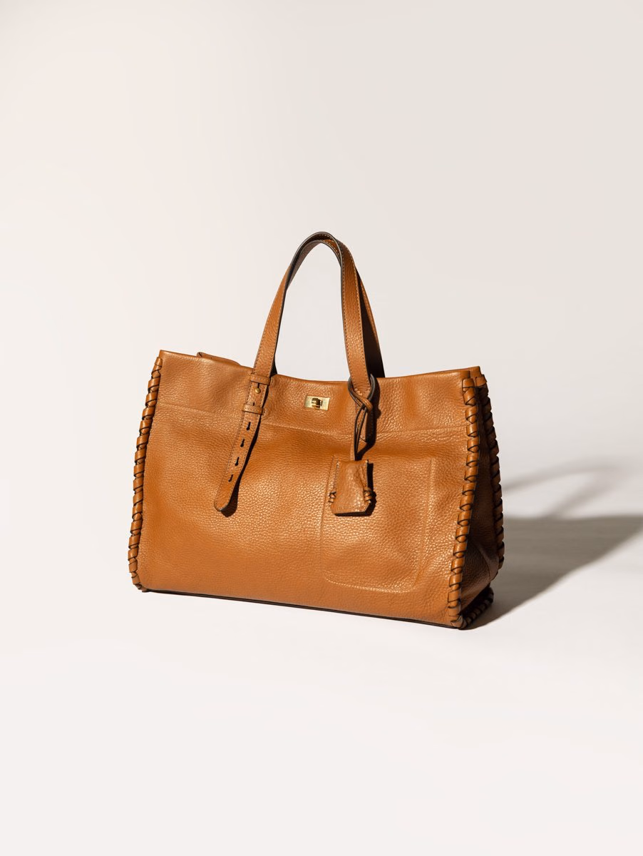 茶色のMortimer Tote