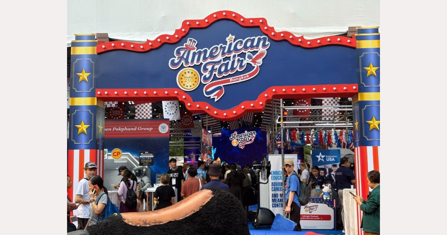 Bangkok’s American Fair runs through October 25: free entry, music, food and satellite-image names