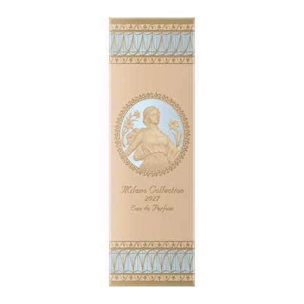 กล่องน้ำหอม Milano Collection 2027 ลายตกแต่งฟ้าทองและรูปบุคคล