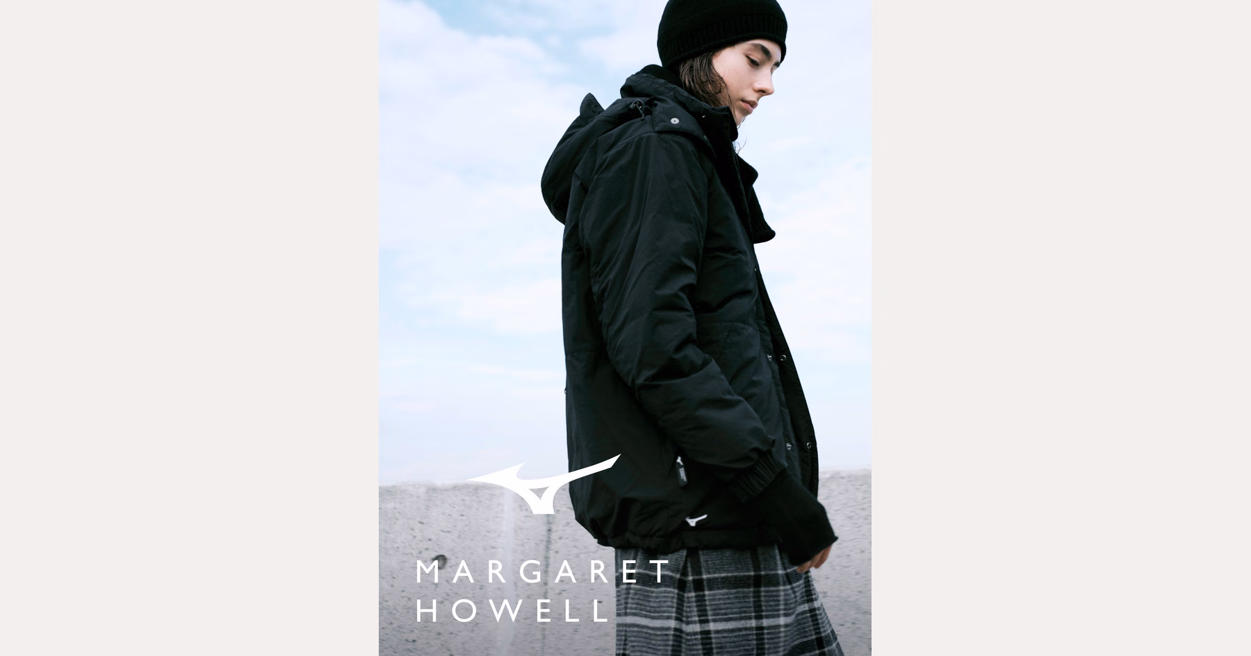 MIZUNO × MARGARET HOWELL中長外套10月28日開賣：薄層中綿、立領與抽繩保留機能