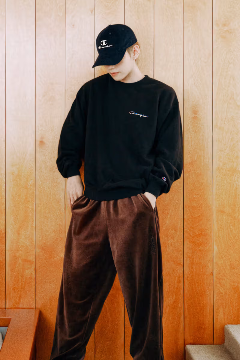 BTS V站上Champion FW26陣容最前排，這次「冠軍」不靠獎牌定義
