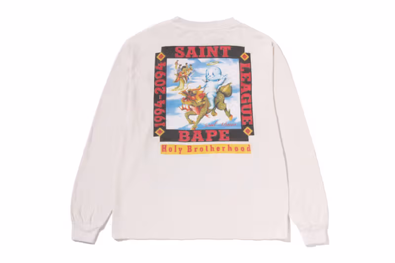 BAPE與©SAINT Mxxxxxx聯手做舊 把90年代美式次文化穿上身