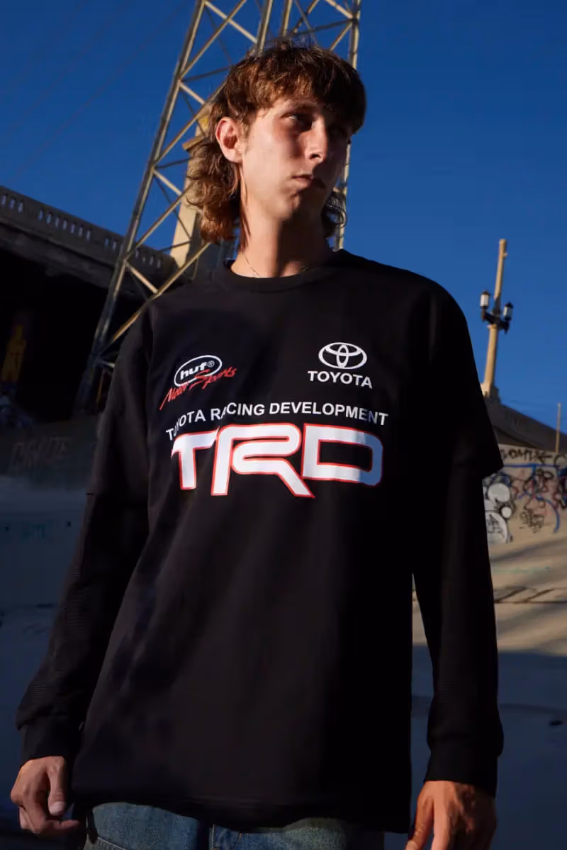 HUF 再牽手 Toyota Racing Development，把賽道贊助美學搬進FW26