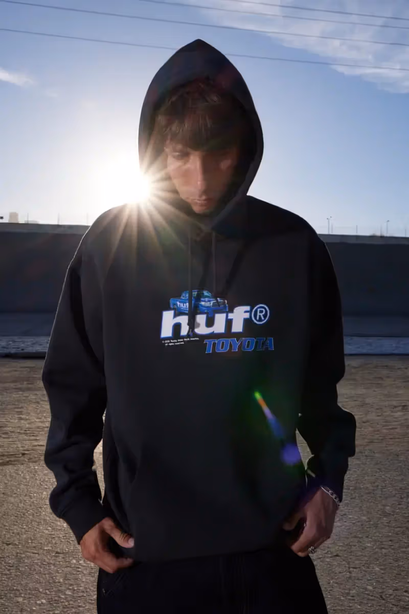 HUF 再牽手 Toyota Racing Development，把賽道贊助美學搬進FW26