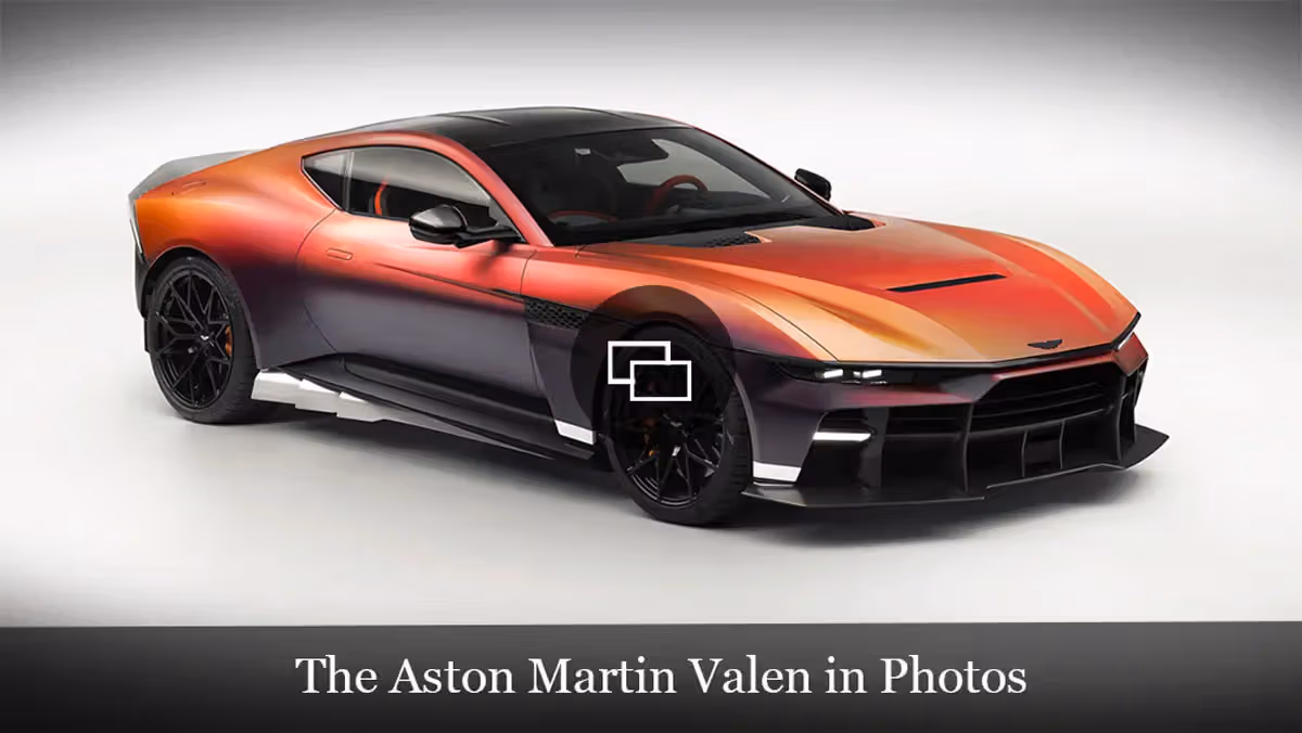 Aston Martin Valen 首度亮相：把 Vanquish 逼成反派的838匹V12