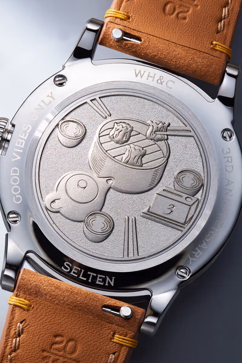 把飲茶回憶刻進錶盤，Selten x Watch Ho & Co. 用3500刀雕出蒸籠紋理