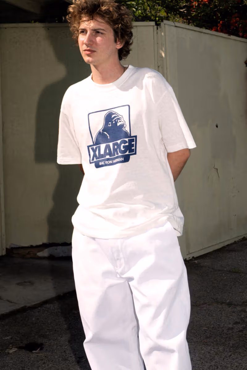 XLARGE 35週年不炒舊款，先端出一塊新布料跟RHC Ron Herman對話