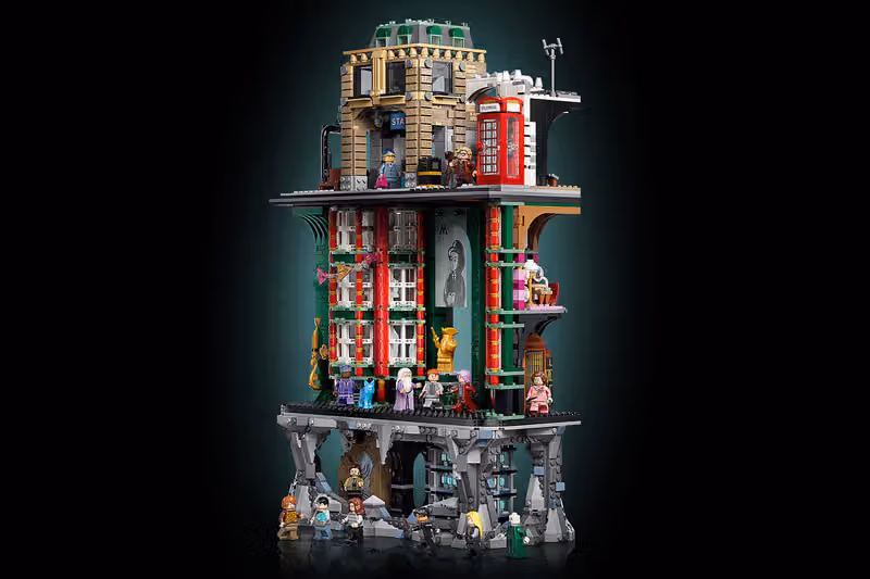 LEGO, 마법부를 3층 높이 단면 건물로 재현… 《해리 포터》 25주년 기념