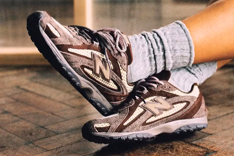 size?, New Balance 204L과 손잡고 피크닉 체크무늬를 발에 신다
