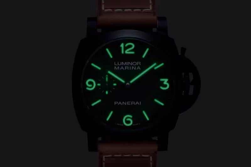 Panerai's New Luminor Marina Swaps Titanium for Compressed Carbon Fiber, Cutting Weight by 64%