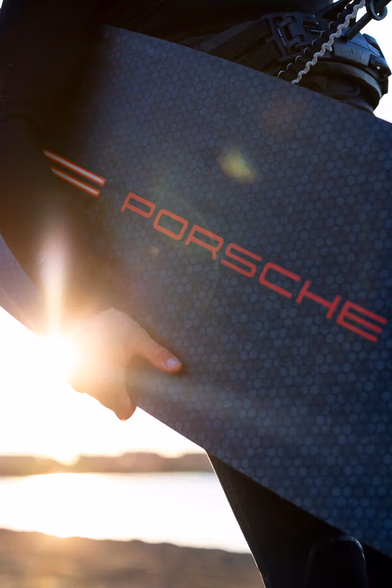 Porsche Turns Cayenne Turbo Electric's Horsepower Into a Kitesurfing Collection's Limited Run Number