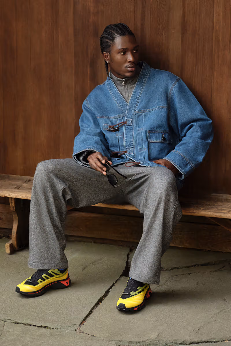 Kith &Kin FW26, 로고 없이 폴트 헤어 레더와 로프 텍스처 데님으로 완성한 텍스처의 미학