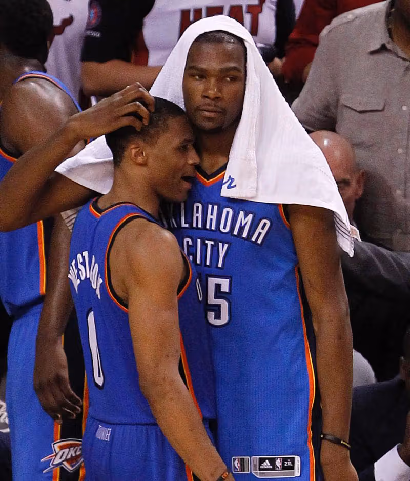沉默一天後，KD 用一篇長文送別 Westbrook 的 18 年