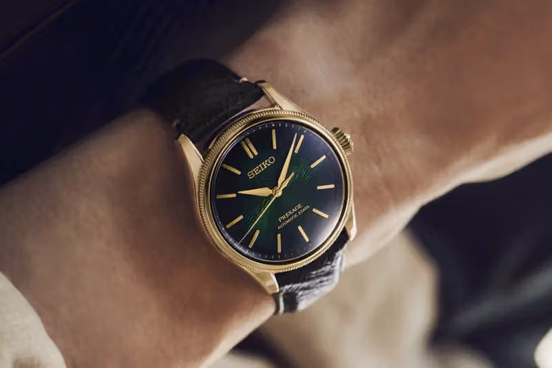 Seiko 把黑松樹皮的粗糙感做進錶盤，這次跟盆栽職人聯手