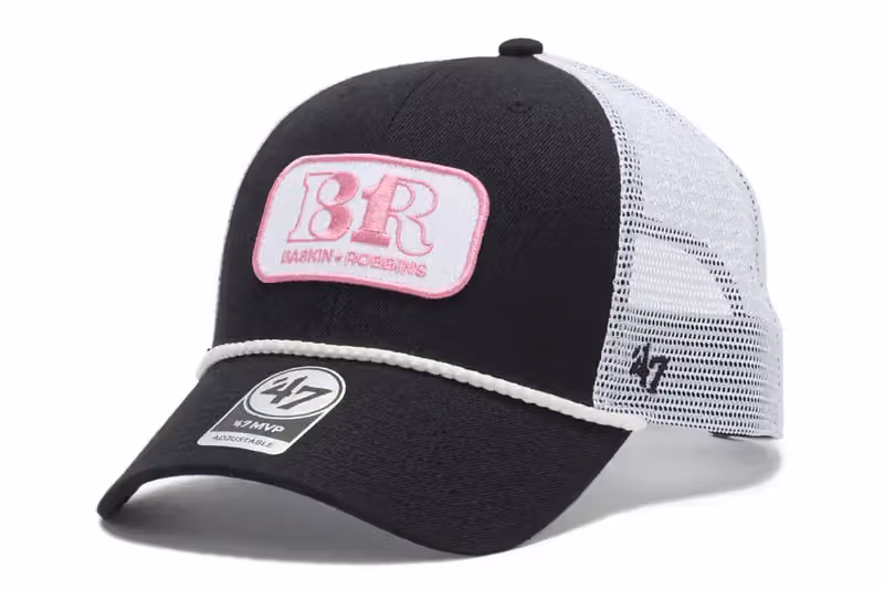 '47 和 Baskin-Robbins 首度聯名，把 Love Potion 31 做成一頂帽子
