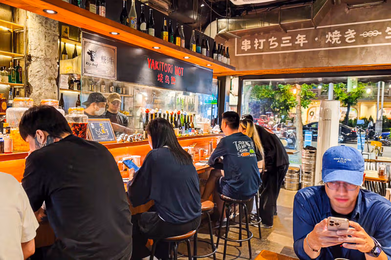 深夜燒鳥的可靠選項：上海大沽路 Sake Ichi 開到凌晨一點