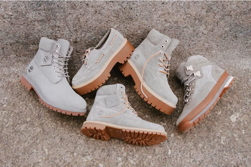 Timberland「Concrete」灰重回90年代：一色貫穿男女四款鞋型
