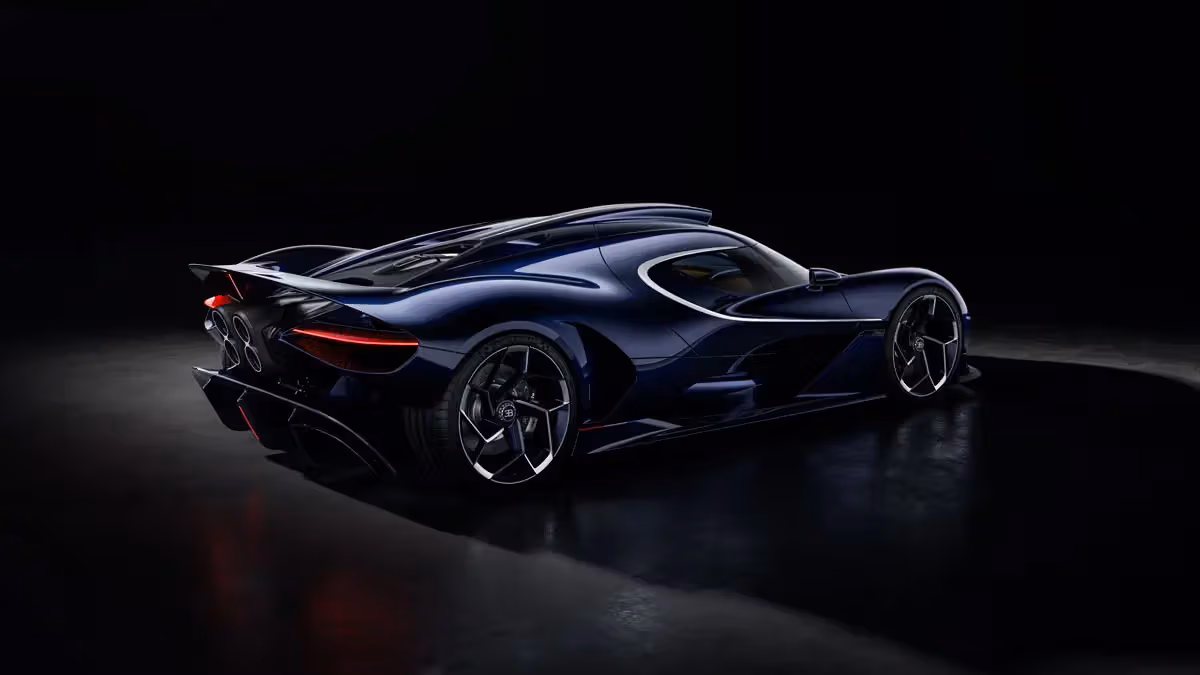에어로 슈트 벗겨내자, Bugatti Destrier가 Bolide의 뼈대를 조각품으로 바꿔놓다