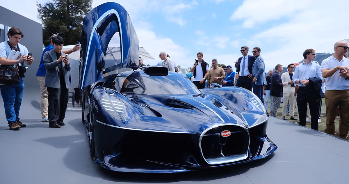 サーキットカーを解体して再構築:Bugatti Destrier、The Quailで初披露
