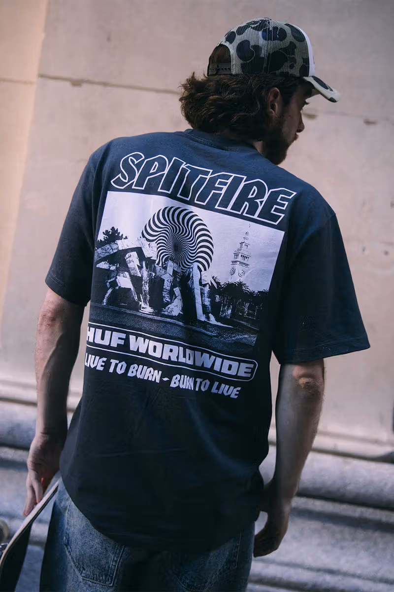 HUF x Spitfire 全系列公開，用一張1995年舊照向已故創辦人致意