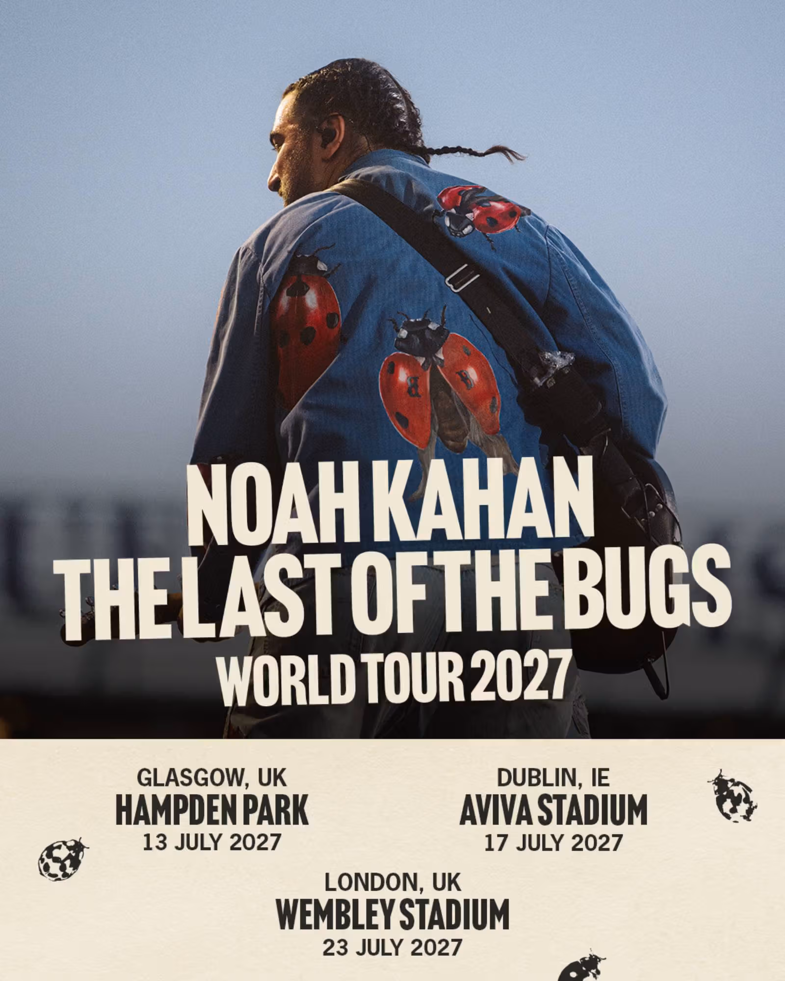 Noah Kahan sẽ开唱溫布利球場，2027年英國愛爾蘭巡演升級體育場規模