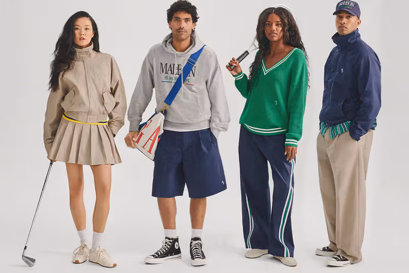 Gap x Malbon, 두 번째 협업으로 골프장과 테니스장의 경계를 허문 35개 아이템