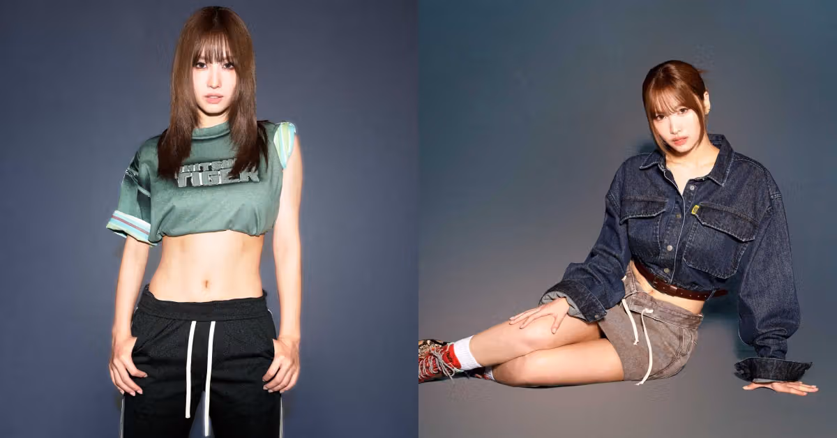 Onitsuka Tiger 신규 컬렉션 이름에 담긴 언어유희, MOMO가 입은 건 수작업 스트라이핑 데님