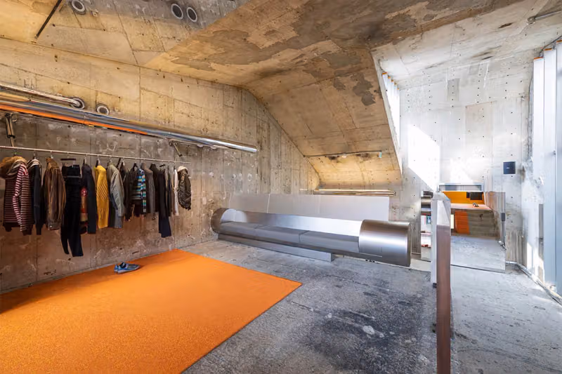 Andersson Bell Opens First Tokyo Flagship in 32-Year-Old Building, Pitting Raw Concrete Against Polished Metal